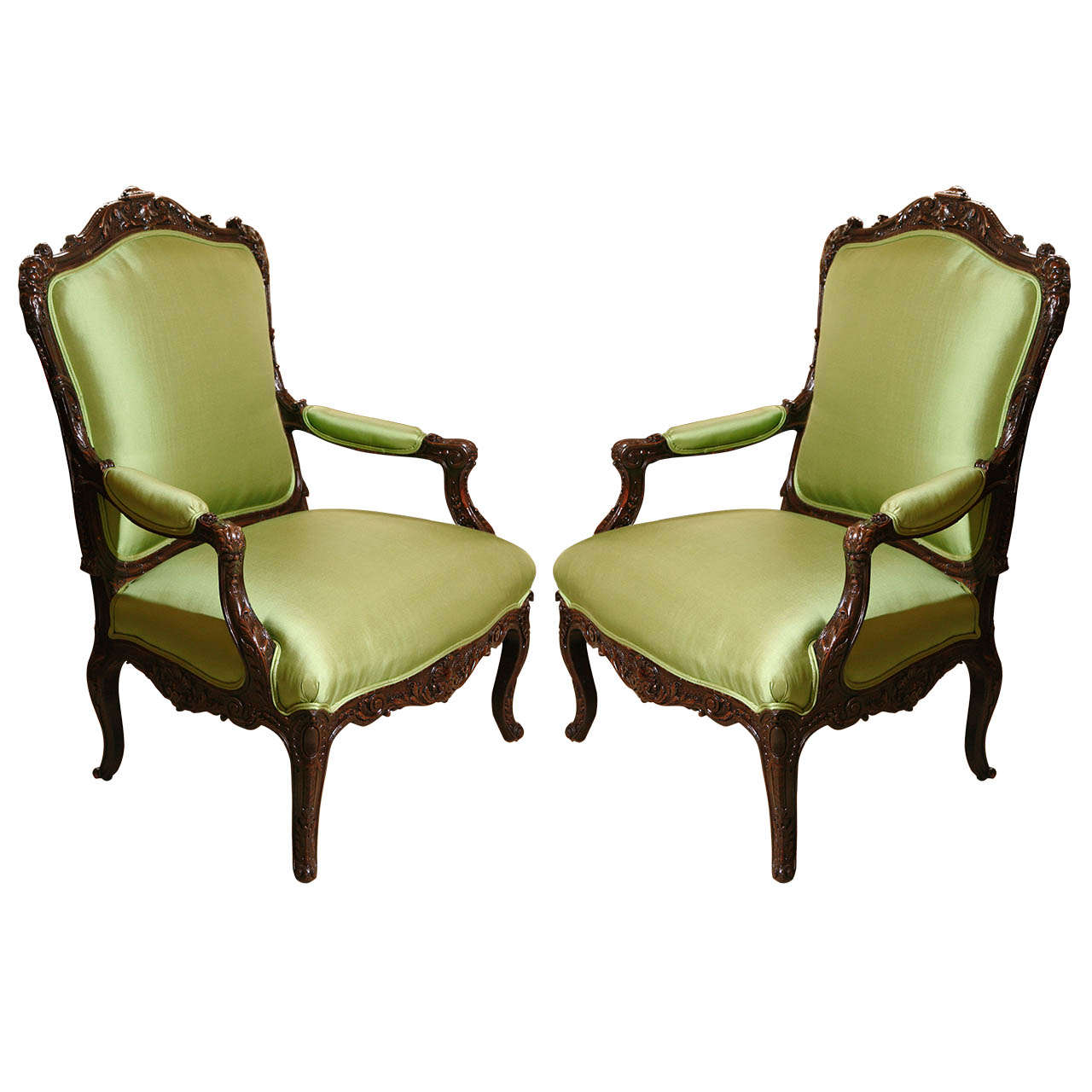 19th c., Renaissance Style, Northern Italian Chairs For Sale