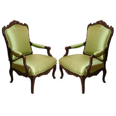 19th c., Renaissance Style, Northern Italian Chairs