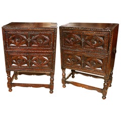 Pair of Low French Chests