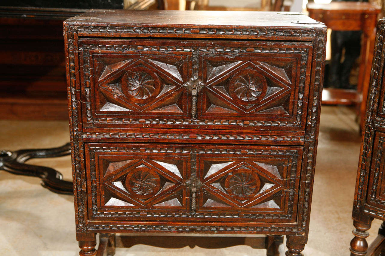 Pair of Low French Chests 1
