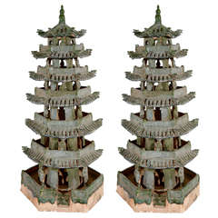 Republic Period Terracotta Pagodas 3