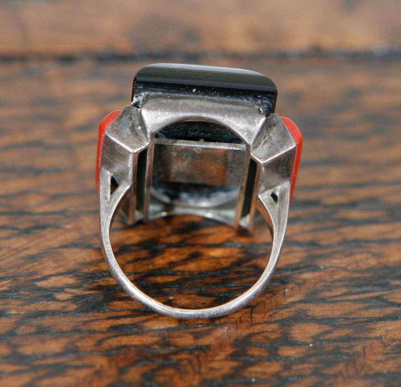 Deco Ring In Good Condition For Sale In santa monica, CA