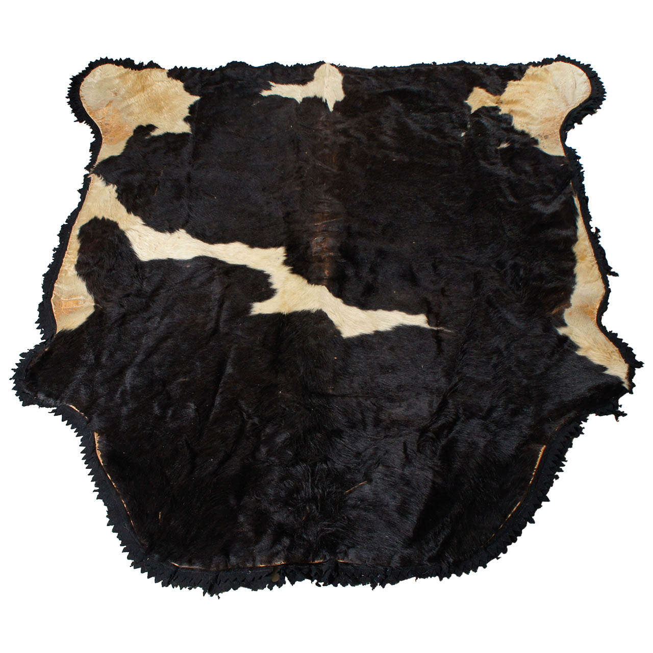 A Vintage Cow Hide Rig With Felt Back For Sale
