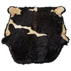 A Vintage Cow Hide Rig With Felt Back