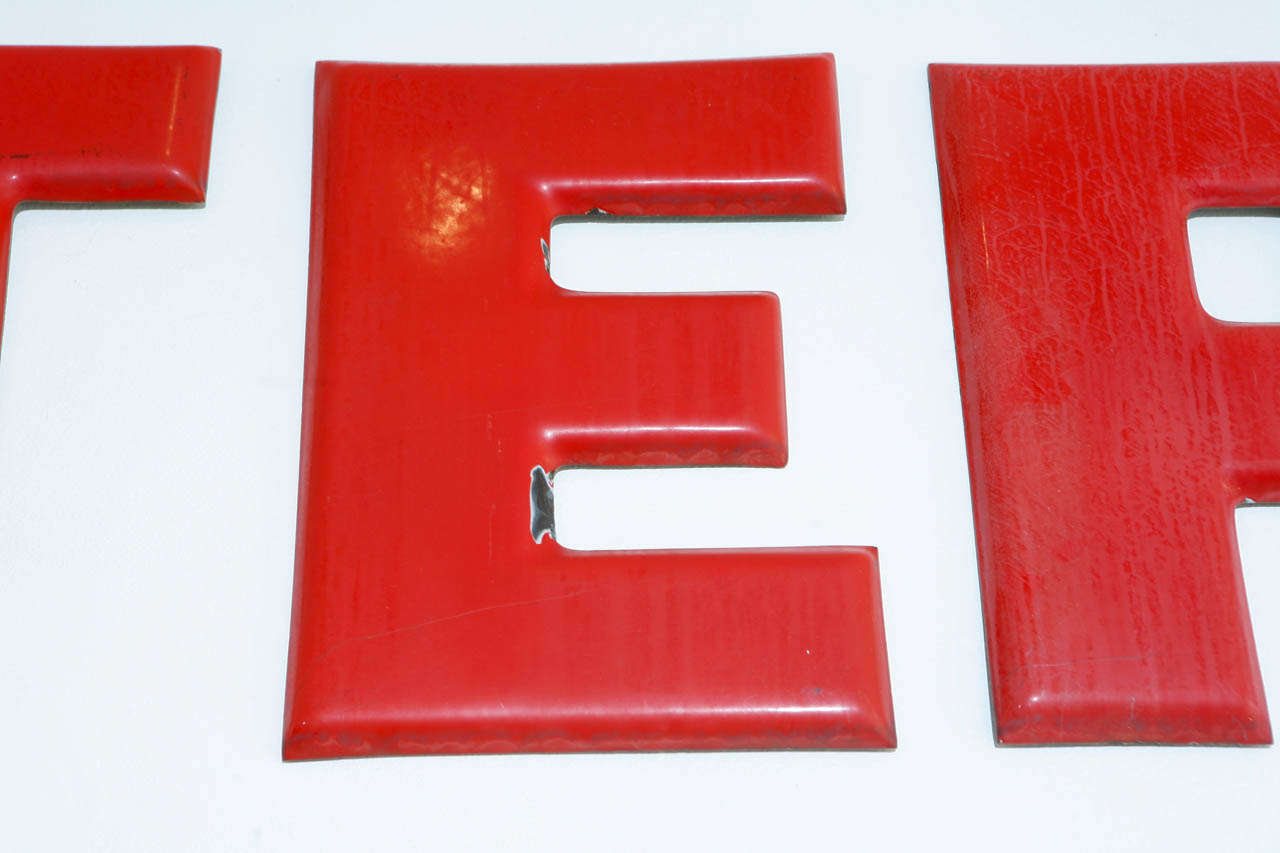 Mid-20th Century Vintage Texaco Gas Station Letters :: LATER