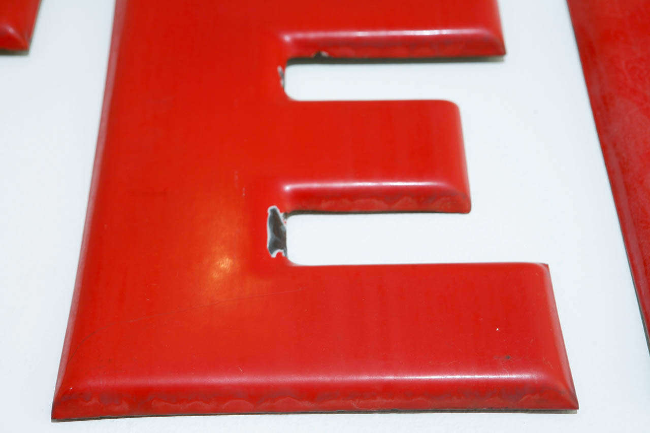 Vintage Texaco Gas Station Letters :: LATER 1