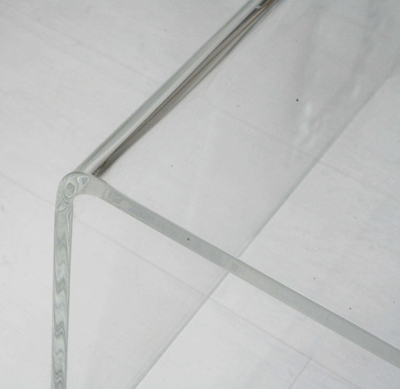 Vintage Lucite Waterfall Coffee Table at 1stDibs