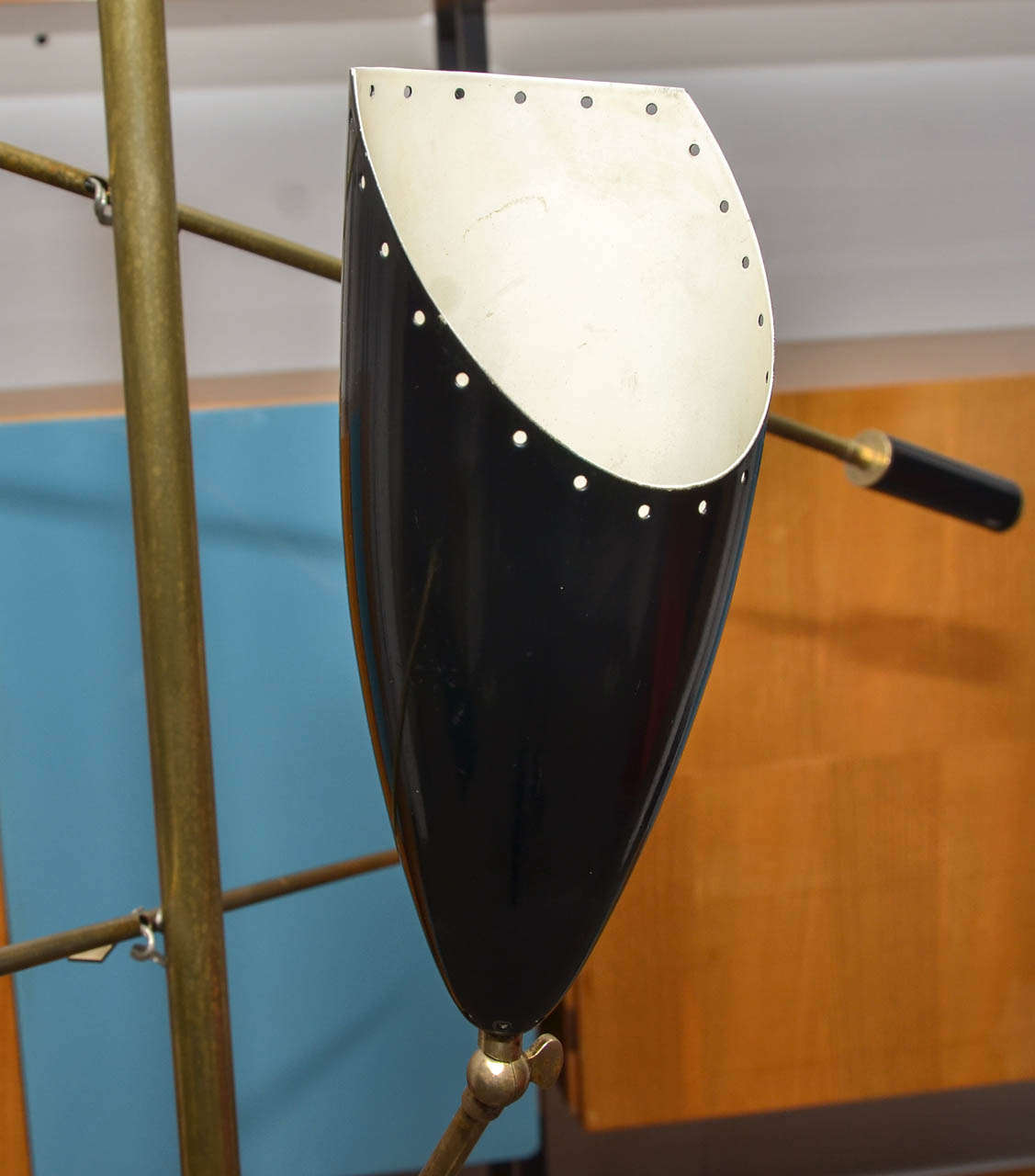Mid-20th Century 1950's Three Arms Floor Lamp For Sale