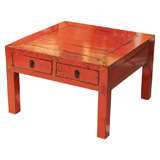 Red Coffee Table
