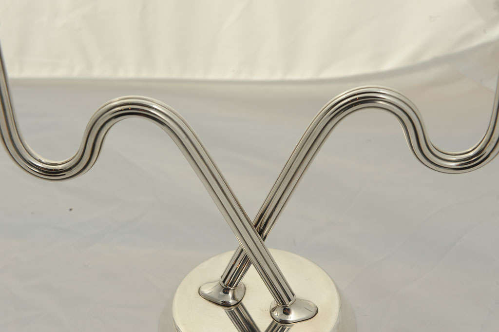 Mid-20th Century Sigvarrd Bernadotte - Sterling Silver Candelabra for Georg Jensen