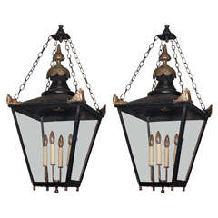 Antique Large-Scale Victorian Lanterns