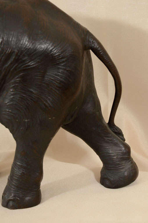 20th Century Extra Large Japanese Bronze Elephant Sculpture