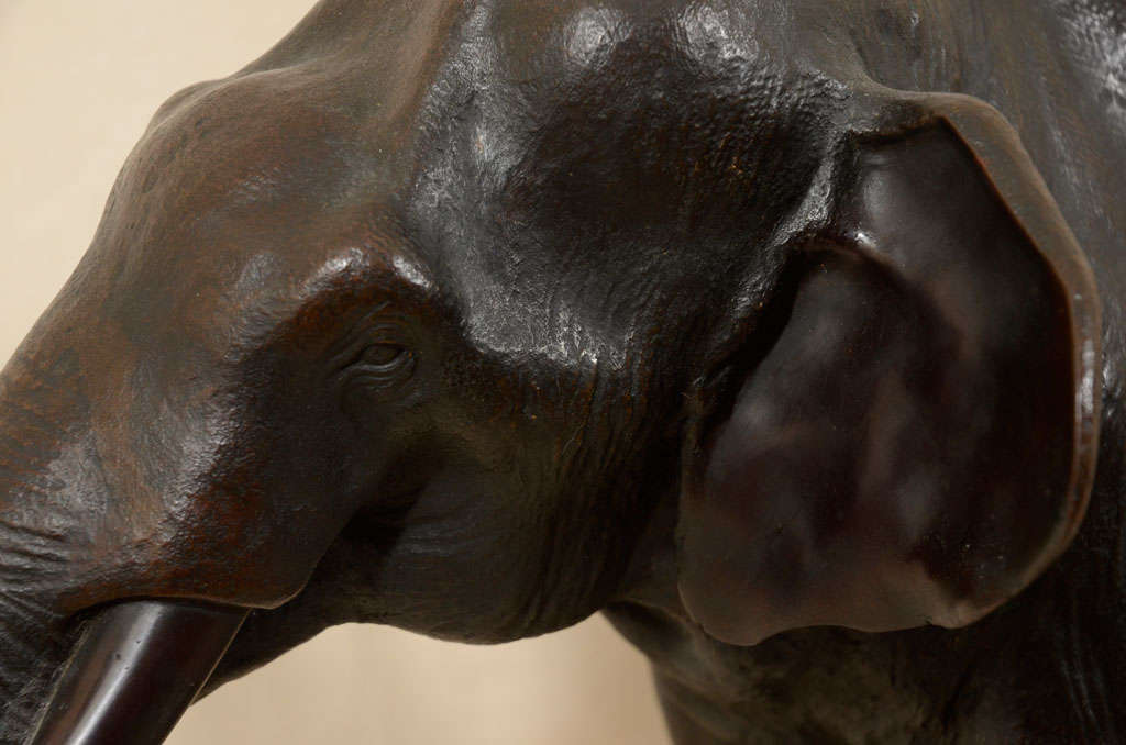 Extra Large Japanese Bronze Elephant Sculpture 2