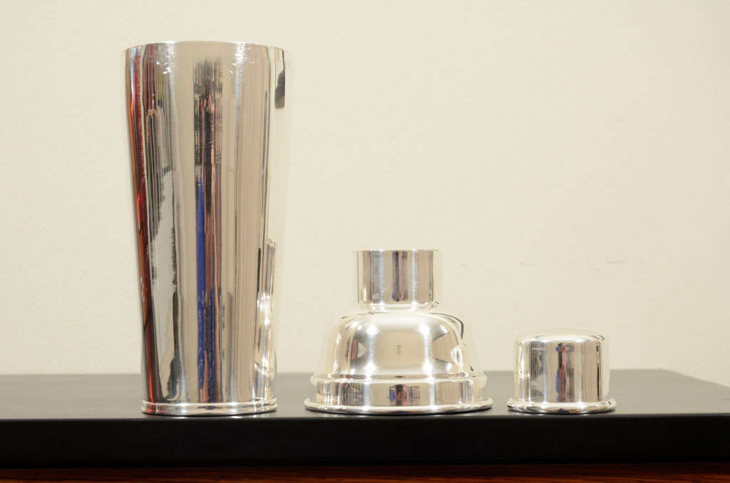 American Cartier Sterling Silver Cocktail Shaker