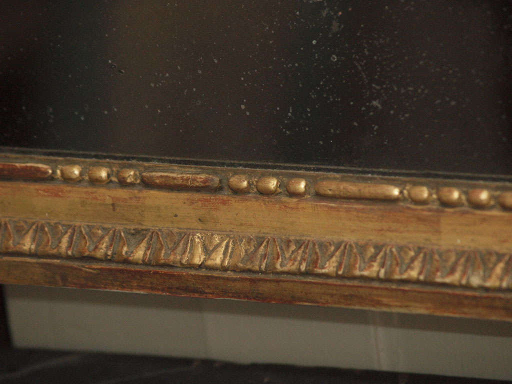 Louis XVI Gilt Mirror For Sale 2