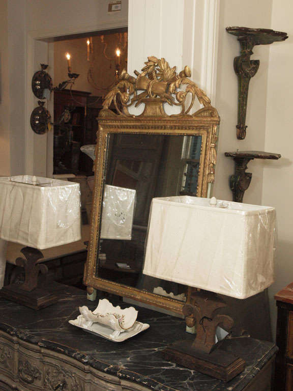 Louis XVI Gilt Mirror For Sale 3