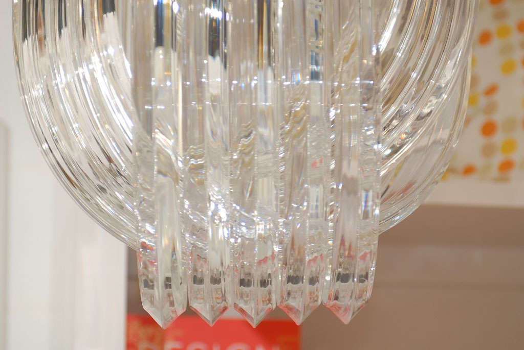 Lucite Hoop Chandelier 3