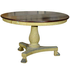 Painted Empire Center Table