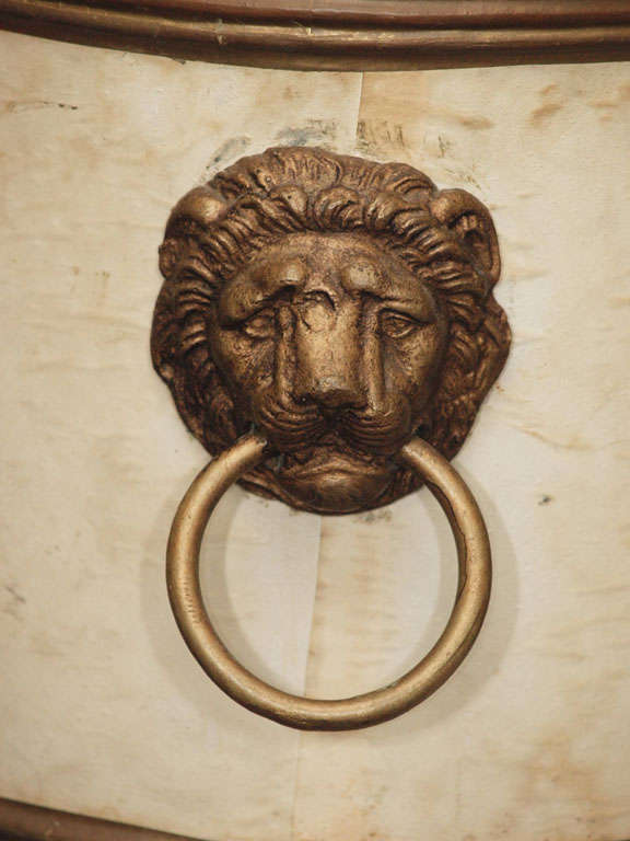 Gilt Pair of 19th Century Tole Jardinières
