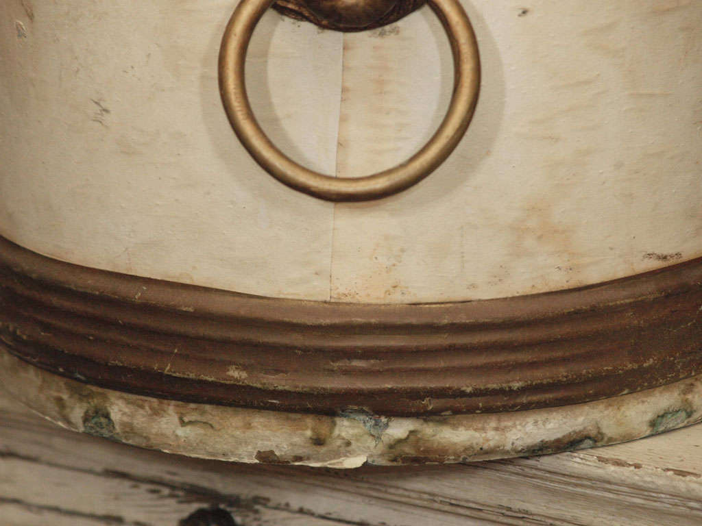 Metal Pair of 19th Century Tole Jardinières