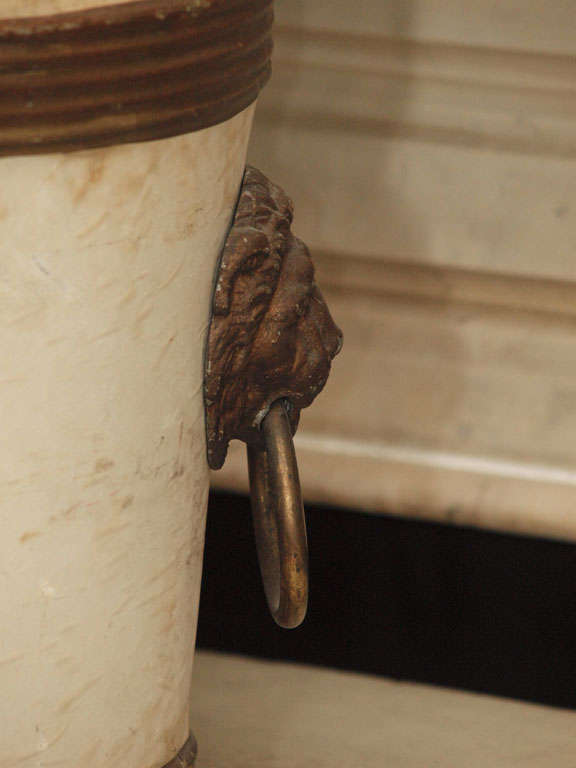 Pair of 19th Century Tole Jardinières 1