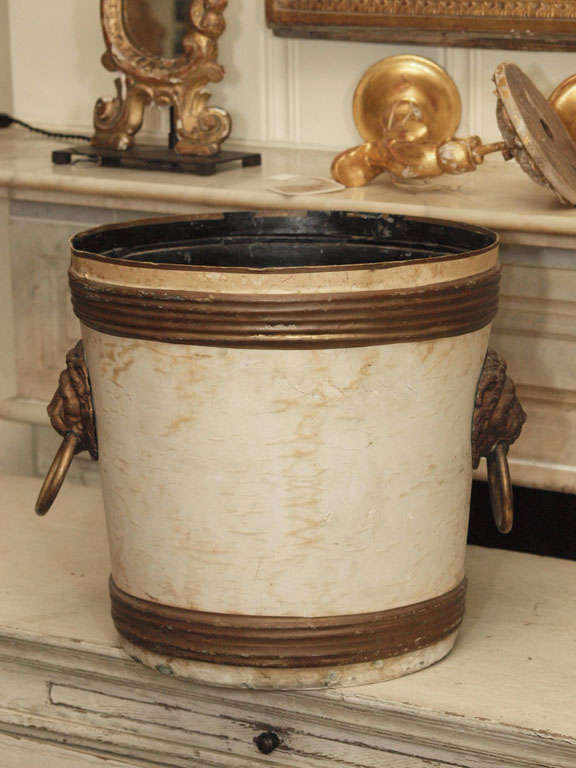 Pair of 19th Century Tole Jardinières 2
