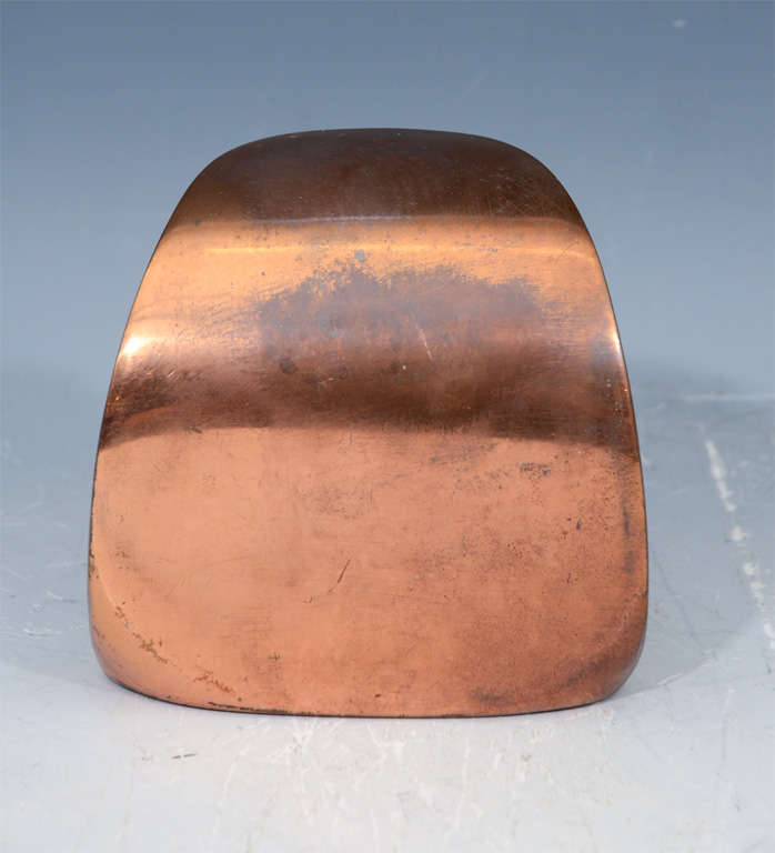 Pair of Ben Seibel Half-Globe Copper Bookends 1