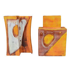 Mid Century Modernist Vases by Fantoni for Raymor Mid Century Modernist Vases by Fantoni for Raymor