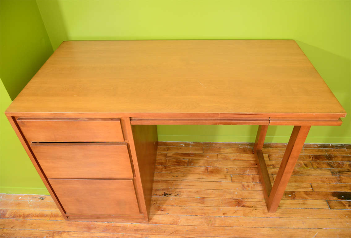 20th Century Mid Century Russel Wright for Conant Ball Desk and Chair