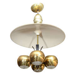 Mid Century Hanging Fixture by Edward Wormley for Lightolier