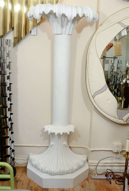 Mid Century Palm Form Torchieres in the Style of Serge Roche