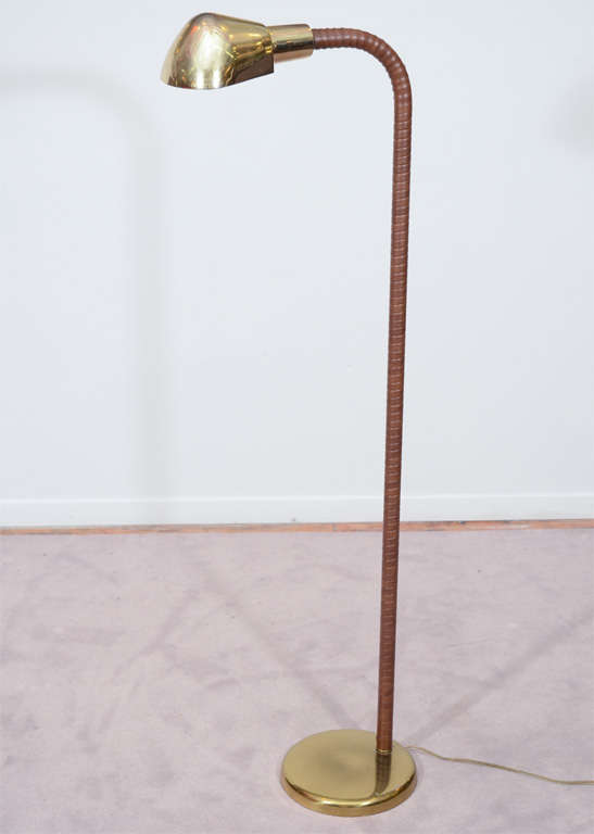 Pair of Mid Century Kovacs Floor Standing Reading Lamps at 1stDibs