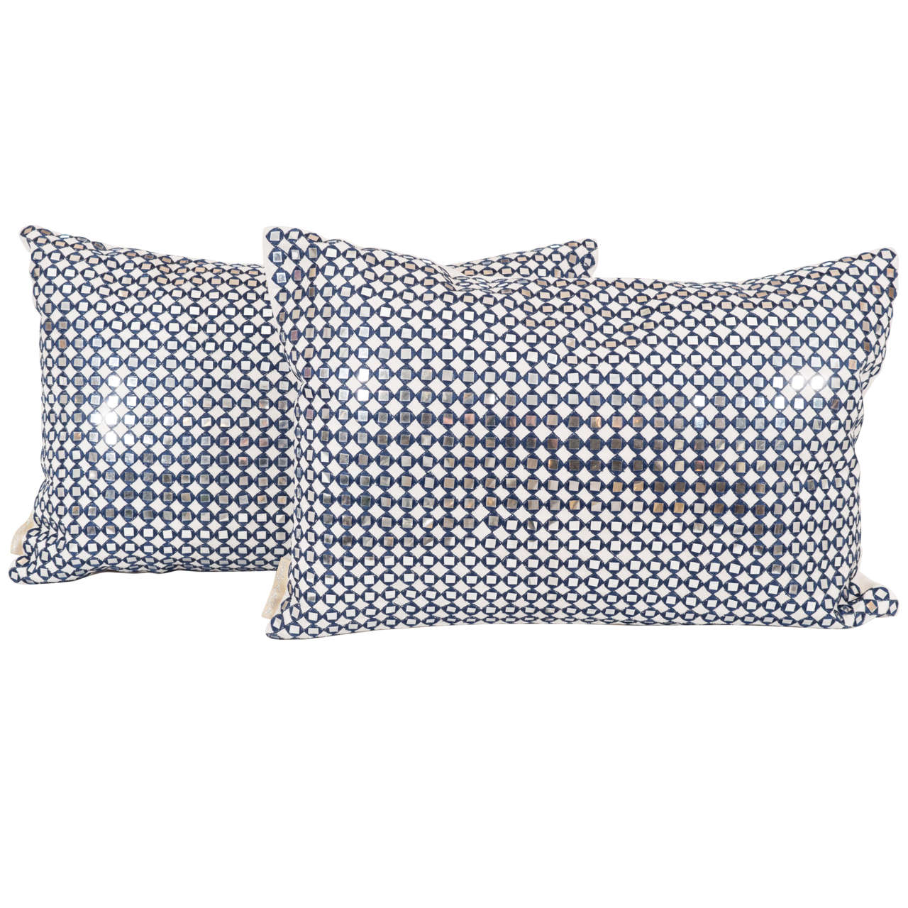 Pair of Sparkly Pillows