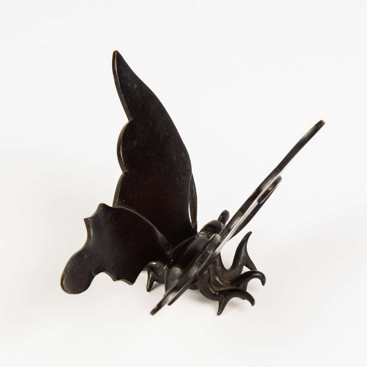 19th Century Japanese Bronze Butterfly 1