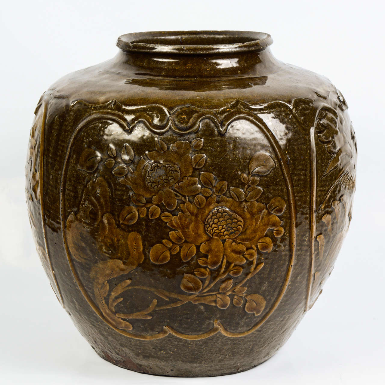 Chinese Ceramic Martaban Jar For Sale at 1stdibs