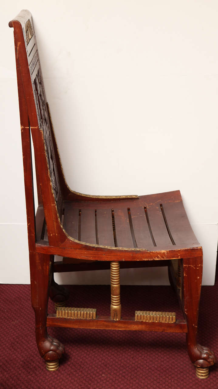 Pair of Egyptian Revival Chairs 2