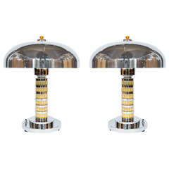 Art Deco Dome Lamps