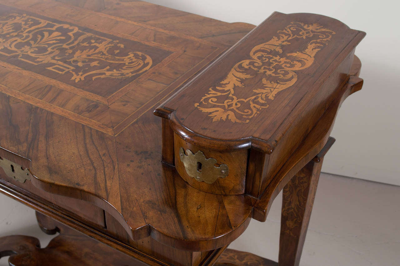 18th Century and Earlier 18th Century Marquetry Italian Desk - STORE CLOSING MAY 31ST For Sale