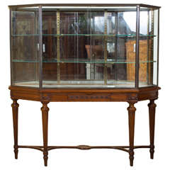 Louis XVI Style Walnut Vitrine