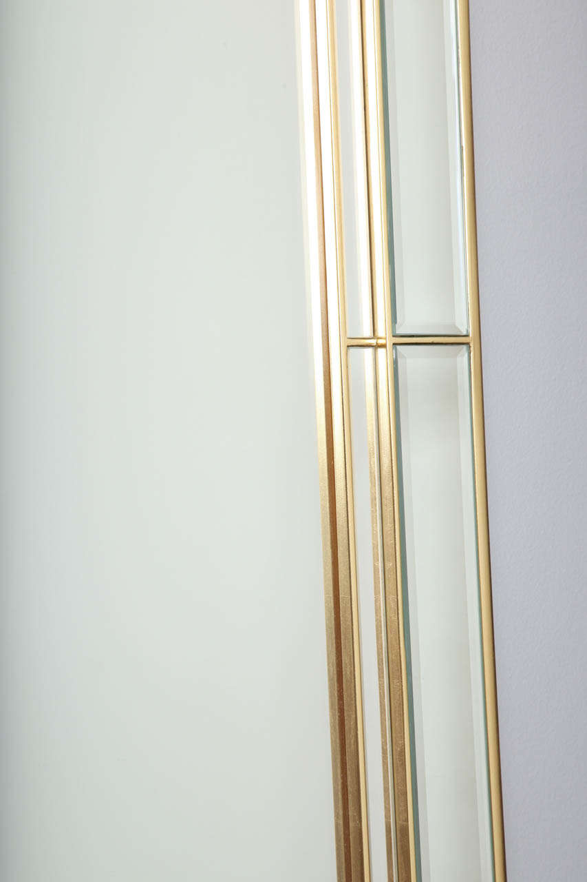 French Mid-Century Modern Grand Scale Mirror For Sale