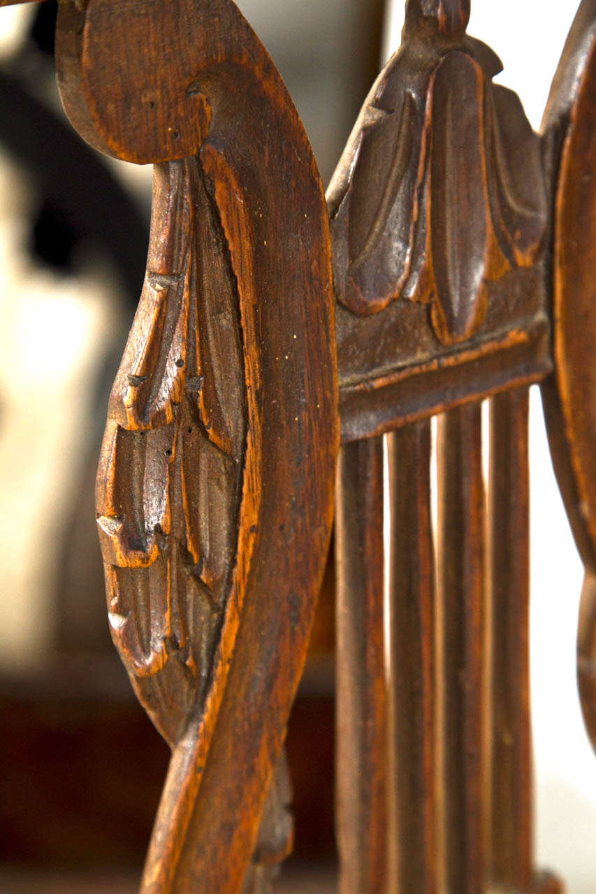 Carved Walnut Bench, Late 19th Century, Italy 4