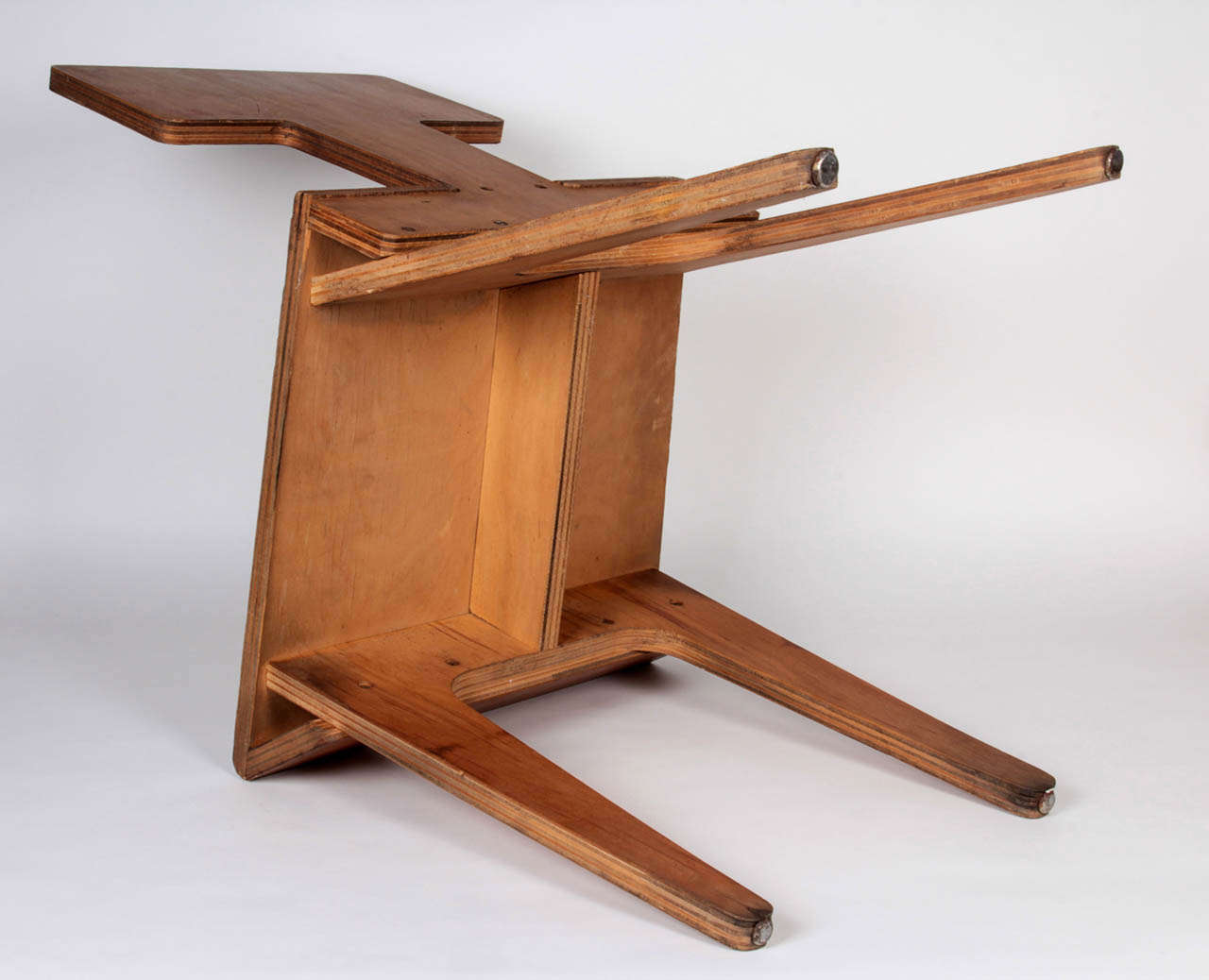 Nathan Lerner New Bauhaus Chicago "Chair in a Box" 1947 For Sale at 1stDibs