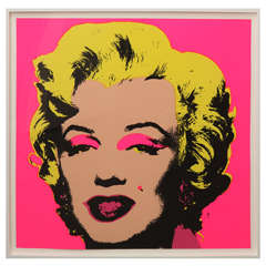 : One of A Set of 10 Offset Lithographs "Marilyn" After Warhol