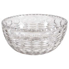 'Brilliant' Cut Glass Bowl