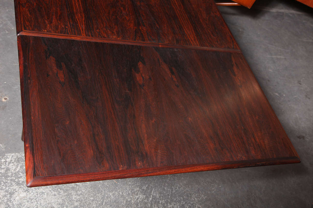 Rosewood Expandable Dining Table from Denmark 1