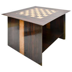 1960's Middle Eastern Checkers Games Table