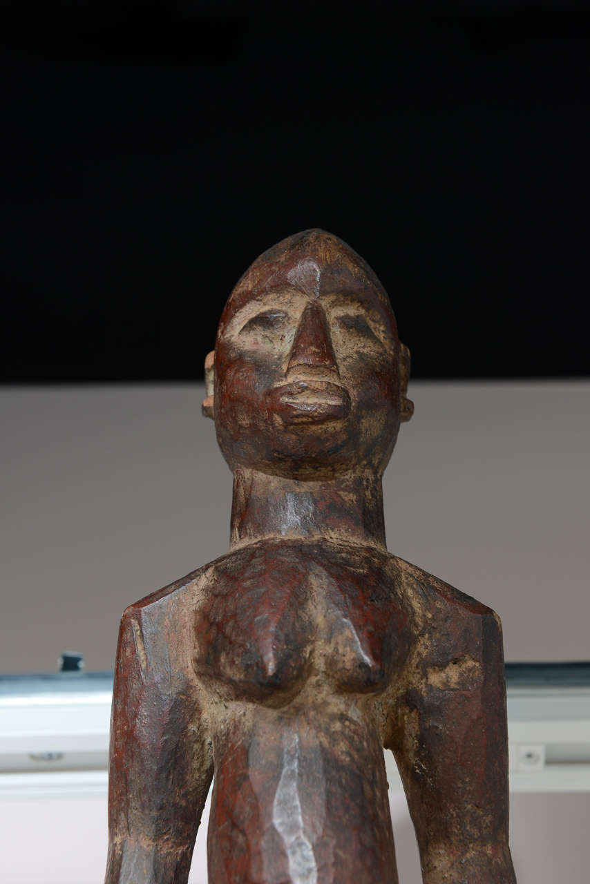 SALE! SALE !SALE! African Sculpture, Burkina Faso, Boy Coming of Age, Wood, PAINT 2