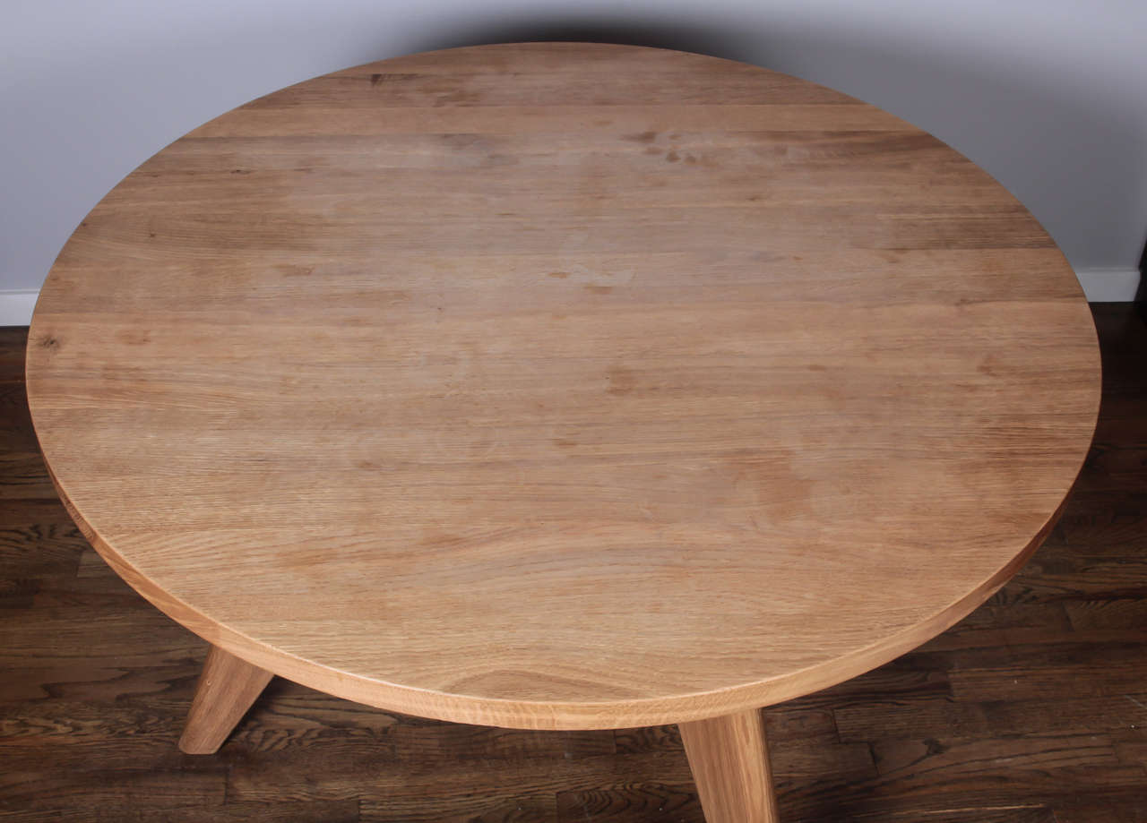 Jean Prouve Gueridon Dining Table Produced by Vitra In Good Condition In New York, NY