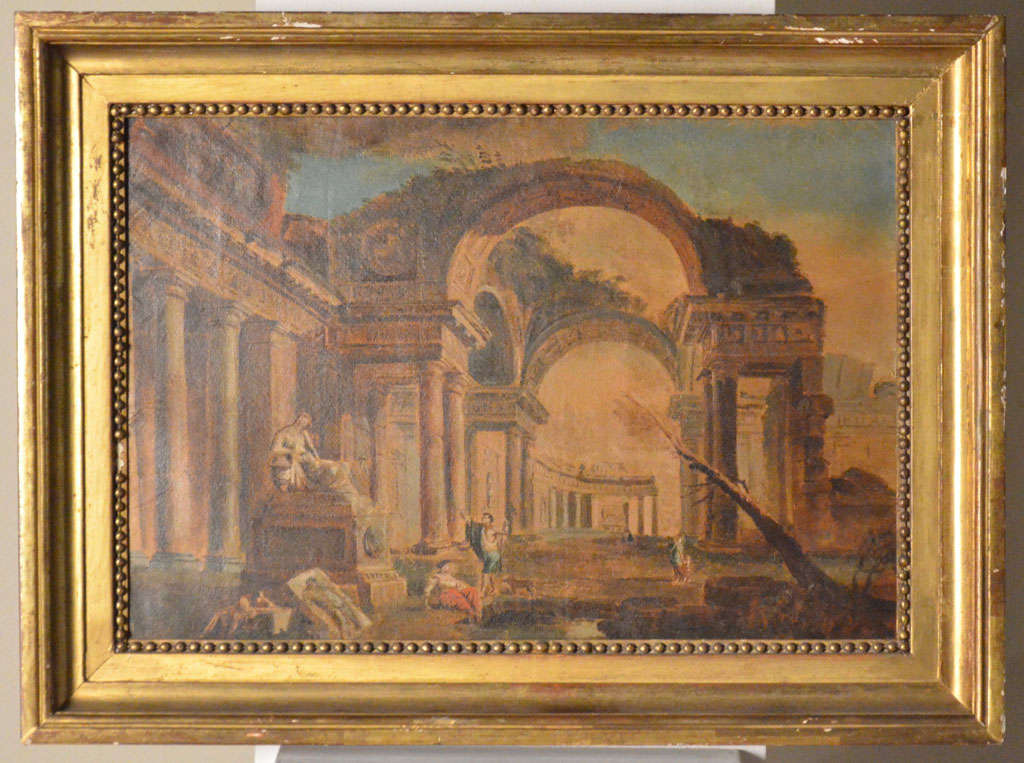 "Rome, " Paintings in the Middle of 18th Century