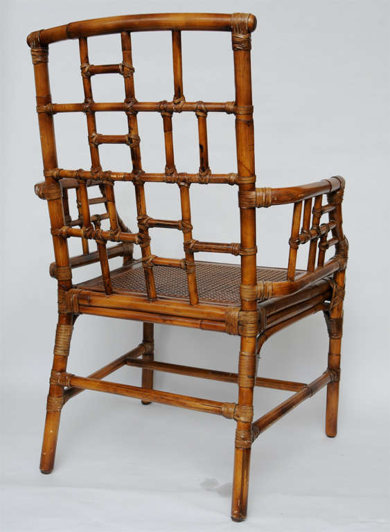 Old Baker Bamboo Chair 1